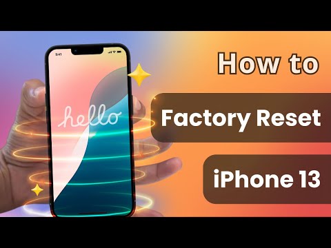 How to Factory Reset iPhone 13 | Step By Step 2025