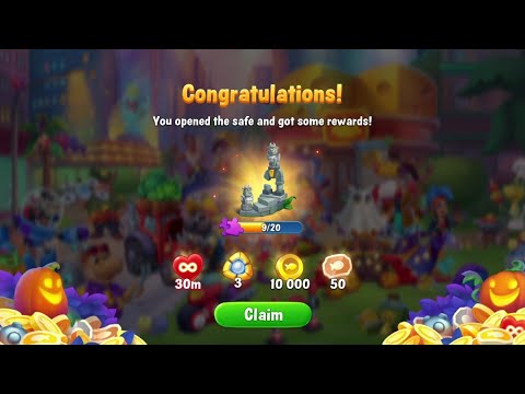 @Fishdom Win Strikes Atlantis Cup Stage 136 - 138. 🦇 Vampire Party Last Level 2nd Time Unlocked.