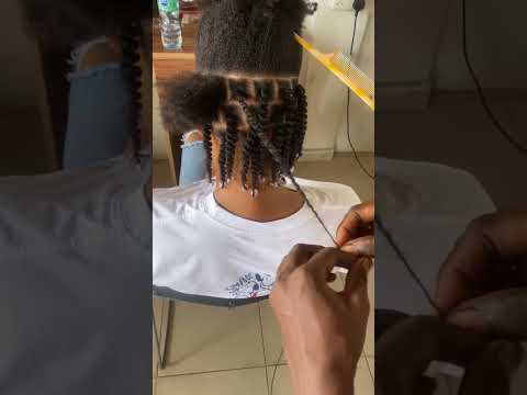 AFRICAN THREADING 🧵 HAIRSTYLE 💇‍♀️