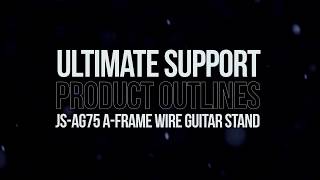 Ultimate Support Product Outlines - JS-AG75 A-Frame Wire Guitar Stand