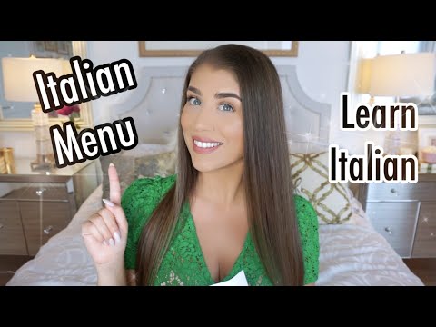 Aprenda italiano | Menu e comida italiana