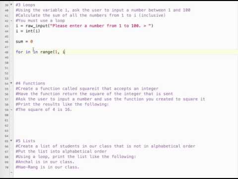 Python Final Review 3