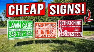 #1 YARD SIGNS WITH UNMATCHED QUALITY! [CHEAP & FAST DELIVERY]