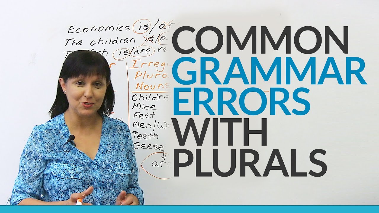 Common English Grammar Errors with Plurals