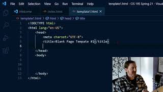 Writing the HEAD Section of Our Index Home Page