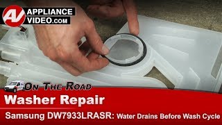 Samsung Dishwasher Repair: Water Drains Out Before Wash Cycle - Flow Meter Diagnostic & Repair