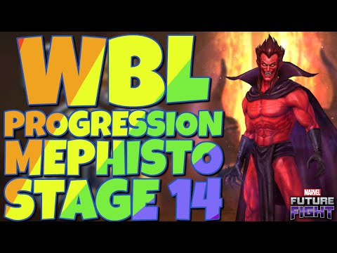 WBL PROGRESSION - MEPHISTO STAGE 14 | MARVEL FUTURE FIGHT