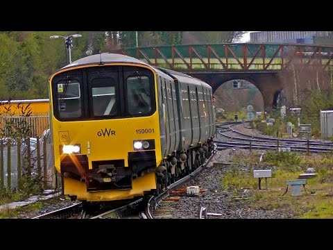 GWR Green 150001 At Basingstoke On The Reading Shuttles
