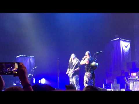 Sabaton singer is speaking german in the middle of The Video