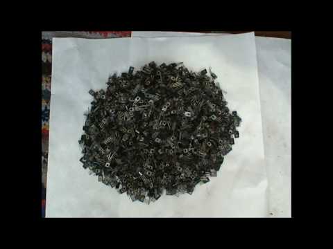 сгорает ли золото ? - плавим золотую фольгу !