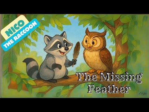 Nico the Raccoon and the Missing Feather | Animal Adventure Story for KidsNico Adventure 🪶🪶