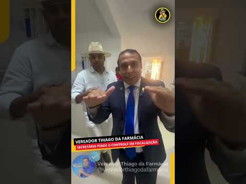 VEREADOR THIAGO DA FARMÁCIA FISCALIZA SAÚDE E REGISTRA TENSÃO EM PADRE BERNARDO