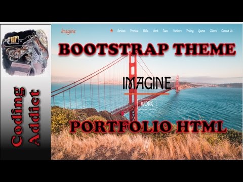 Bootstrap Theme 31 - Portfolio HTML