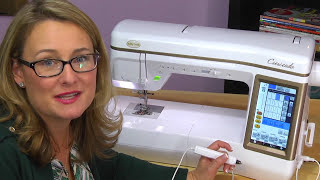 Using the Baby Lock Crescendo's Sensor Pen &amp; Guide Beam