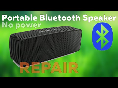 How to repair bluetooth speaker