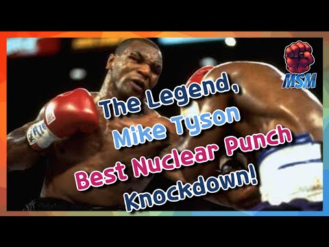 The Legend of Heavyweight, Mike Tyson's Highlight. Best Nuclear Punch, Knockdown!