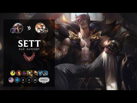 Sett Support vs Lux - NA Grandmaster Patch 12.7