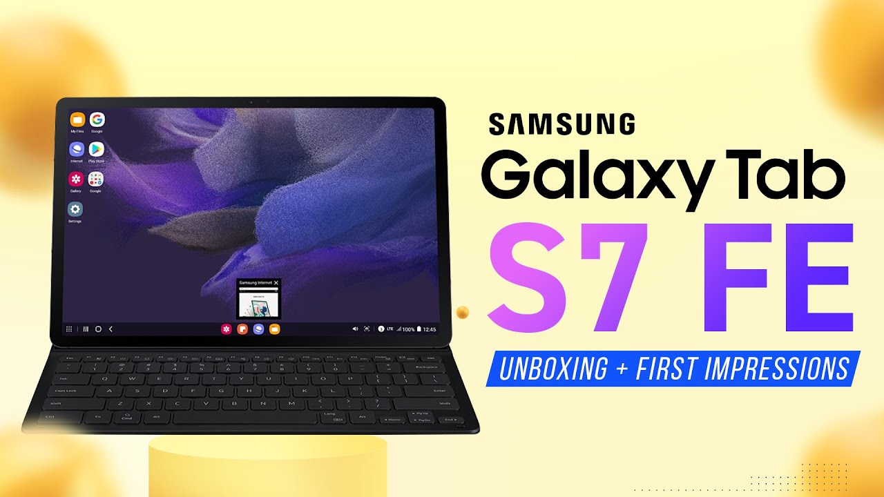 Samsung Galaxy Tab S7 FE: Unboxing and First Impressions!