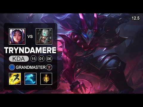 Tryndamere Top vs Irelia - EUW Grandmaster - Season 12 Patch 12.5