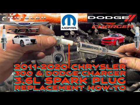2011-2023 Chrysler 300/Dodge Charger 3.6L Spark Plugs Replacement How-To