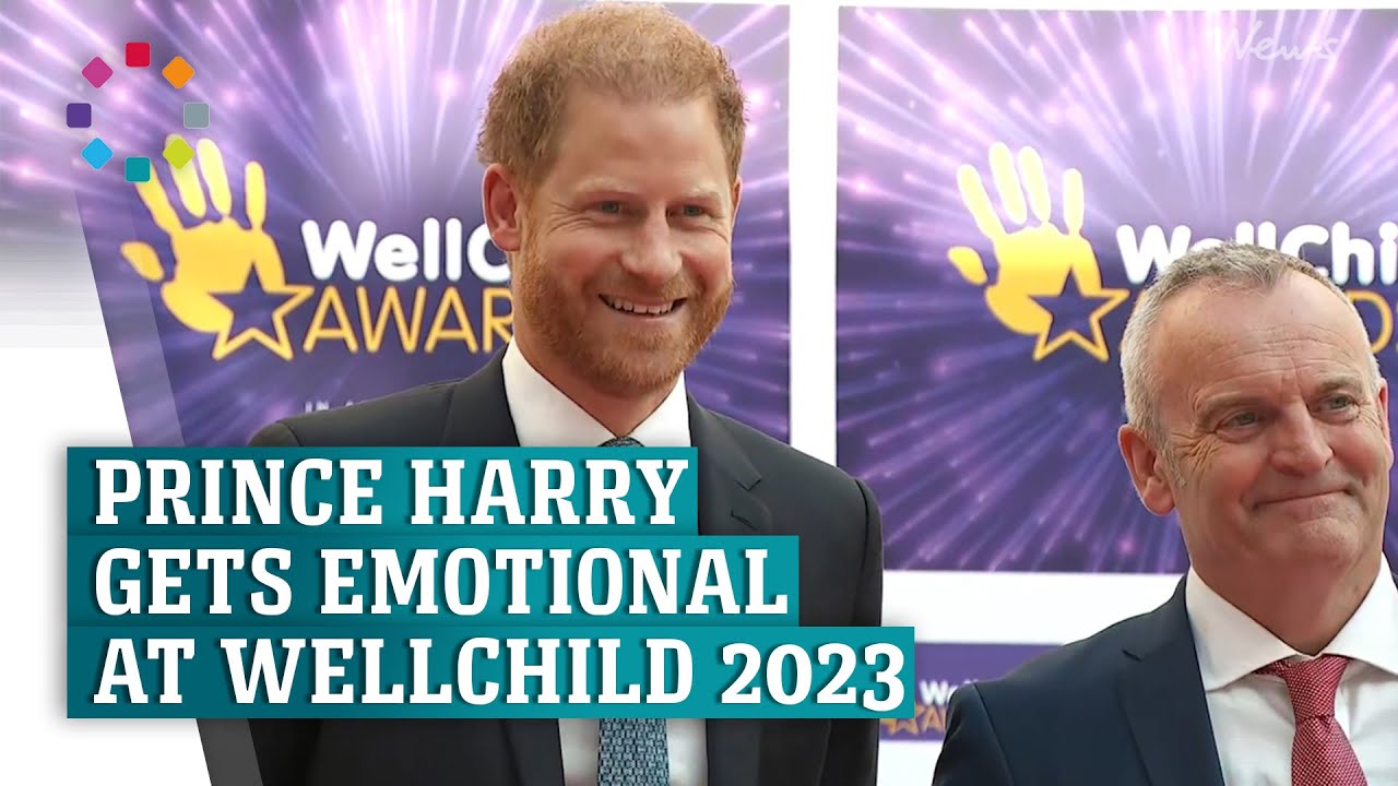 Prince Harry gets emotional at the WellChild Awards 2023 thumnail