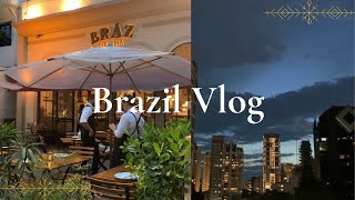 ブラジル Vlog ｜雨模様の日／夜のピッツァリア
