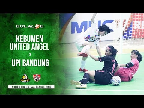 BIG MATCH! Kebumen United Angel (6) vs (4) UPI Bandung - Highlights Woman Pro Futsal League 2019