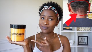 Update on the Style Factor Edge Booster Gel!!! Did it Flake in my Hair?!?|Mona B.