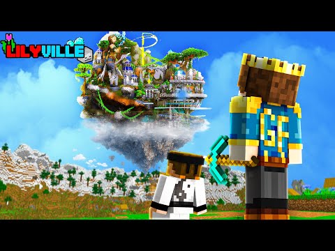 I Made SECRET SKY CIVILIZATION In Lilyville 😱😡 | Minecraft