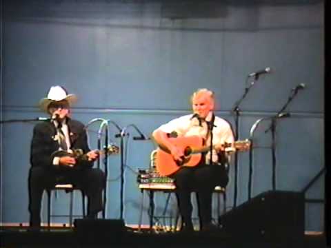 Very Rare Bill Monroe & Doc Watson Video - Midnight On The Stormy Deep - 1990