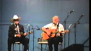 Very Rare Bill Monroe &amp; Doc Watson Video - Midnight On The Stormy Deep - 1990