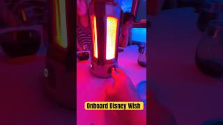 One of three main dining locations on the Disney Wish cruise ship is World’s of Marvel. #cruise