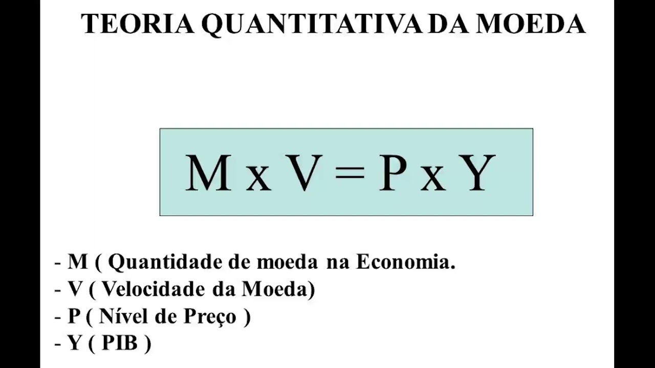 Aula - teoria quantitativa da moeda
