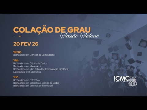 Colação de Grau 2026 - 1º semestre - Cerimônia da manhã