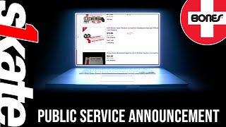 Bones Bearings Public Service Announcement