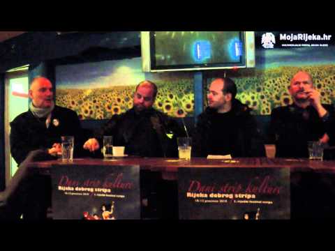 MojaRijeka.hr - Rijeka dobrog stripa - Tribina: Balkansko ratno pismo -- trokut strip/film/knjiga