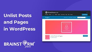 Hide or Unlist Pages and Posts in WordPress (Quick and Easy) (Free)
