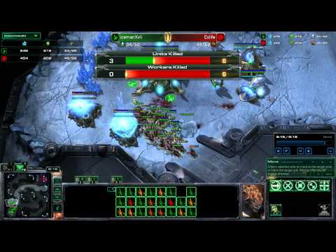 SC2 Cast #007 - PvZ - icemanXvii (Silver) vs Exlife (Silver) [english - HD]