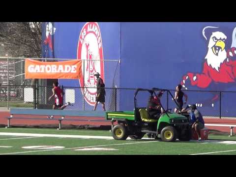 FSB 400m Heat 2 vs Troy 3-15-17 - Los Alamitos Boys