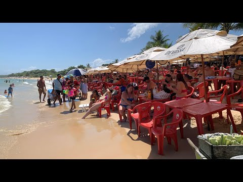 🏝️PRAIA DE TAPERAPUAN NESSA TERÇA-FEIRA PORTO SEGURO VÉSPERAS DO RÉVEILLON 30 DE DEZEMBRO 2025