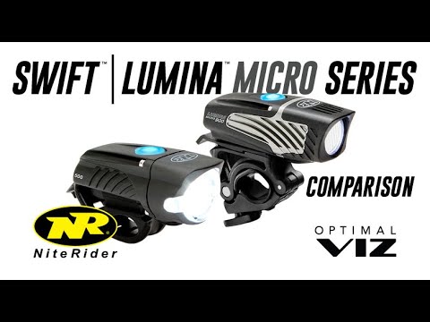 NiteRider® Compact Bright Bike Lights - A comparison of the Swift™ Series and Lumina™ Micro Series