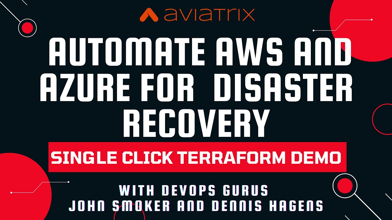 How to use AWS and Azure for Disaster Recovery and ... - YouTube