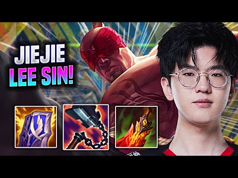 JIEJIE IS SO CLEAN ON LEE SIN! - EDG Jiejie Plays Lee Sin Jungle vs Wukong! | Season 2022