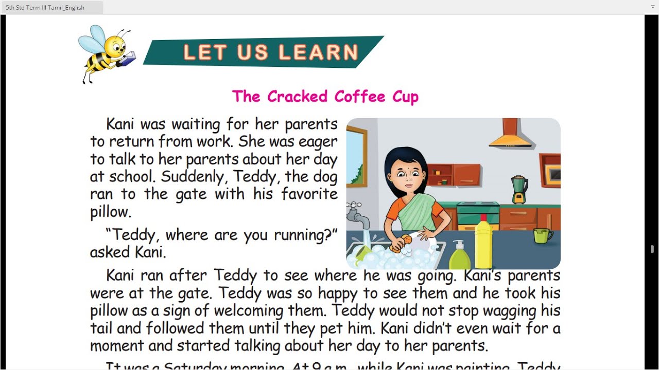 5 TH ENGLISH - TERM 3 - UNIT 2 - THE CRACKED COFFEE CUP
