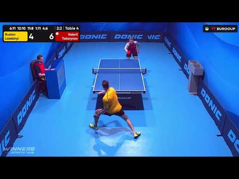 18:25 Ruslan Lazebnyi - Valerii Tatarynov 19.09.2023 TT Euro.Cup Ukraine Star. TABLE 4