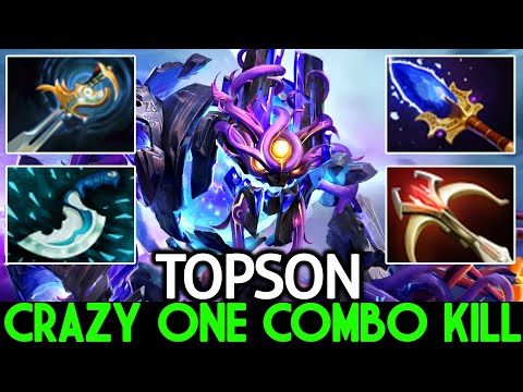 TOPSON [Tiny] Crazy Plays One Combo Kill with Scepter Dota 2