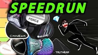 I SPEEDRUN/RANK 18 NEW IEMS! (TIERLIST AUGUST 2025)