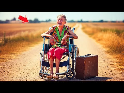 NIPËRIT BRENDSIN NJË PLAKË NË KARROCË INVALIDI NË SHKRETËTIRË — QËNDRO ATJE! KËSHTU NUK SHQETËSON...