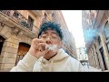 Smokin HUGE BLUNTS In Barcelona
