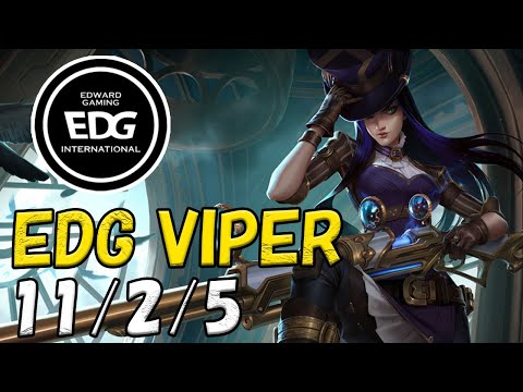EDG Viper ケイトリン(Caitlyn) VS カリスタ(Kalista) BOT ADC patch 12.18 KR RANK